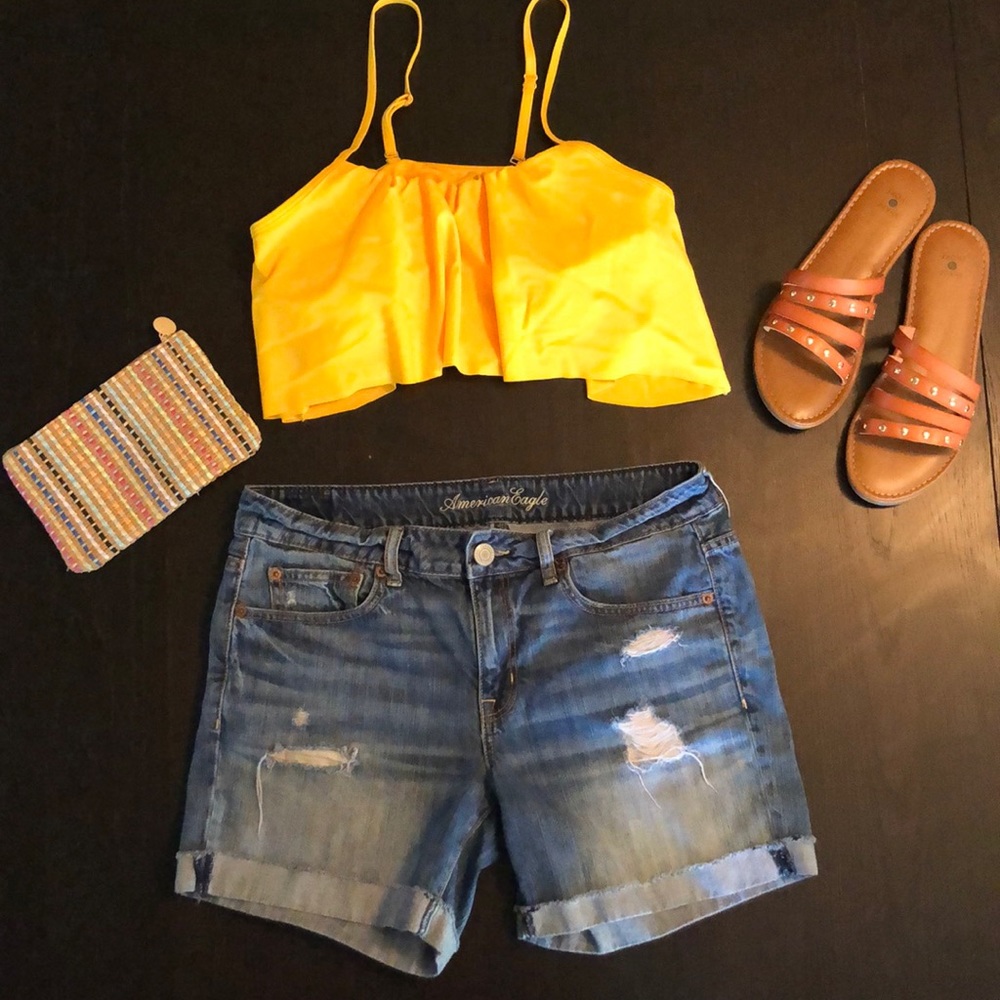 Yellow Bikini Top New without tag